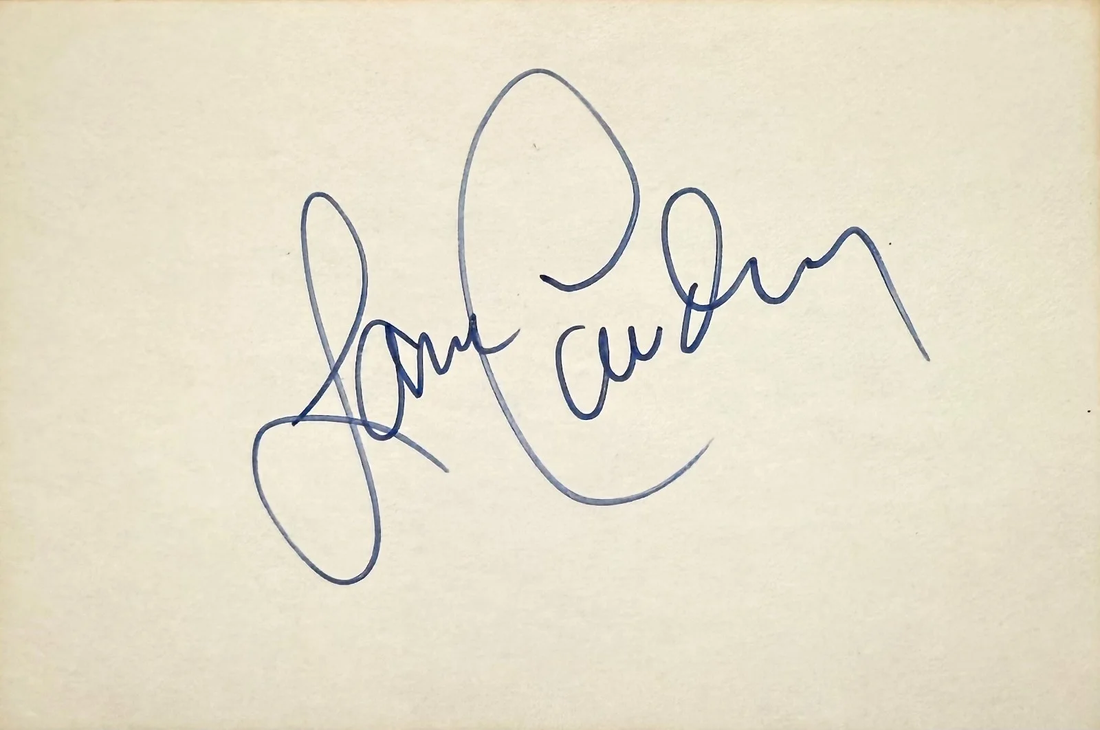 Lane Caudell — LANE CAUDELL Signed 4"x 6" INDEX CARD Days of Our Lives Satan's Cheerleaders, изображение 3