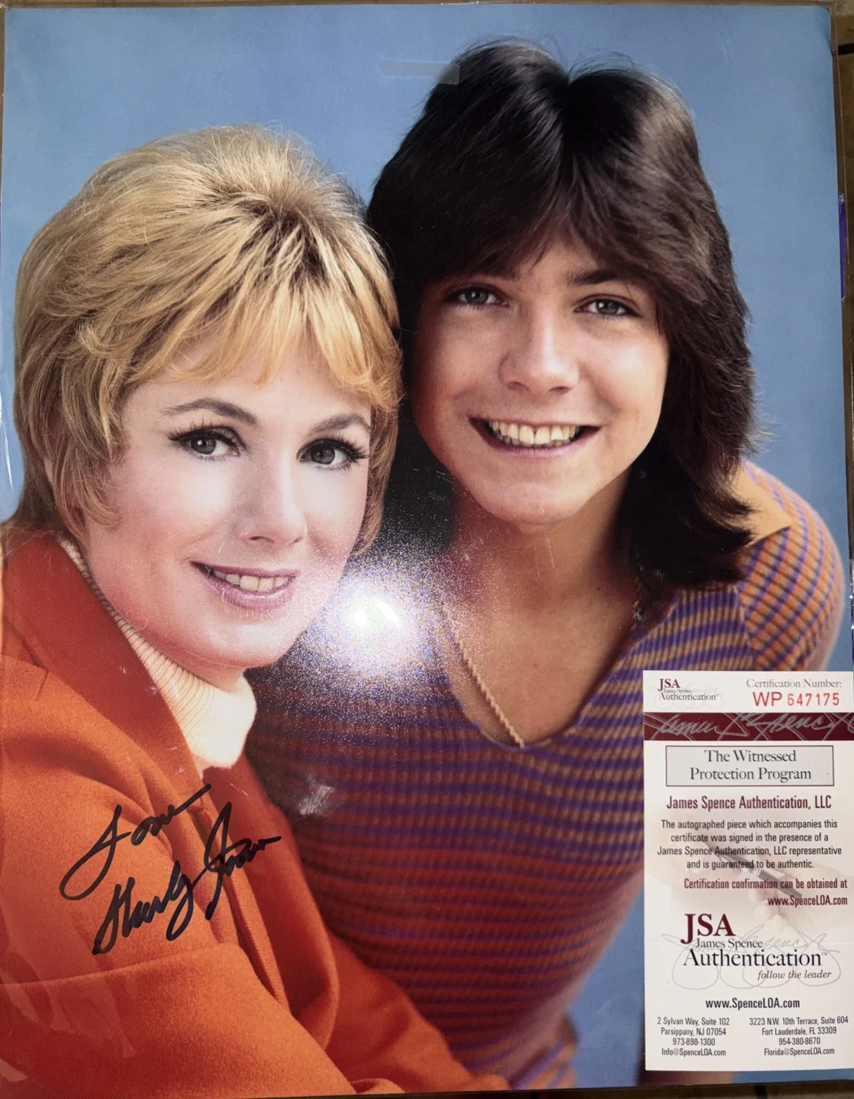 Shirley Jones — Shirley Jones Signed/Inscribed 11x14 Color Photo with JSA COA (WP647175)