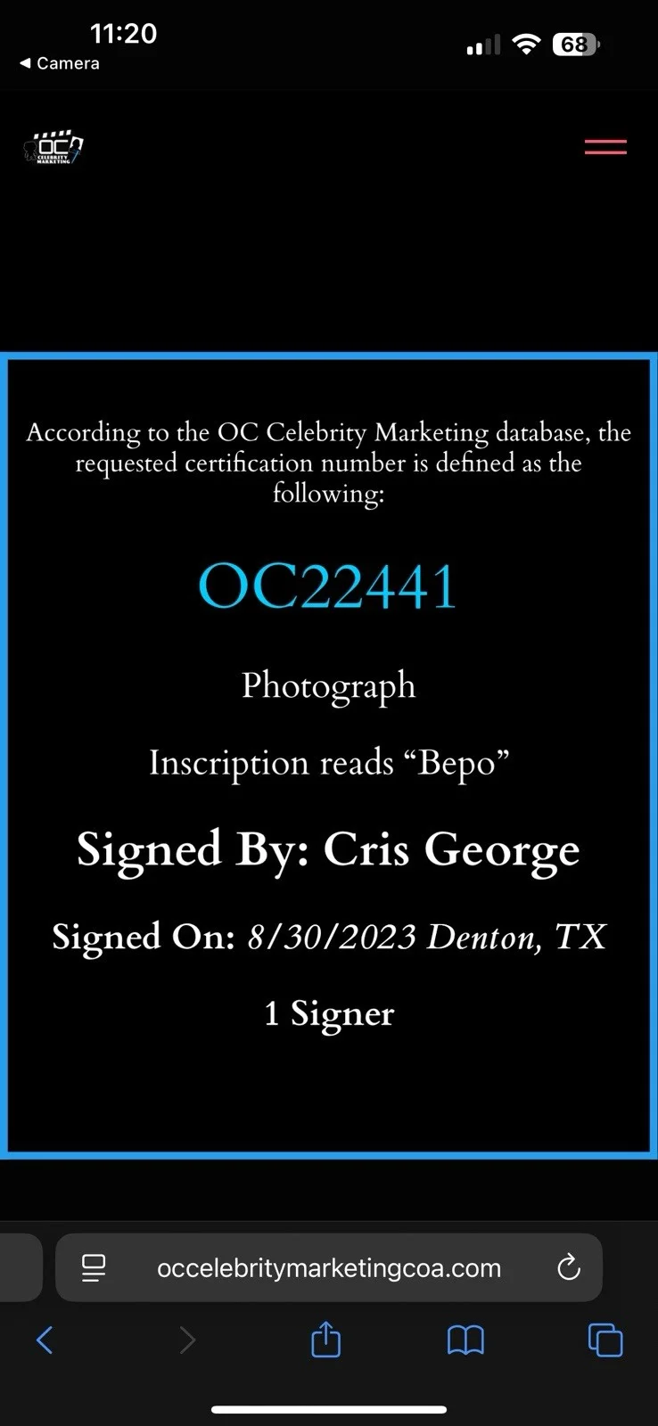 One Piece Autoghraped Signed Poster with COA, image 3