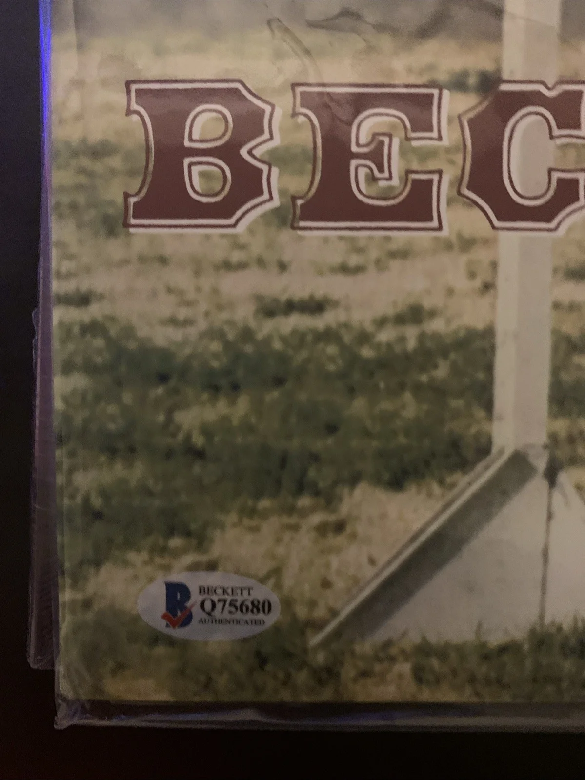 BECK Signed Odelay Vinyl Album BAS Beckett COA Autograph, image 2