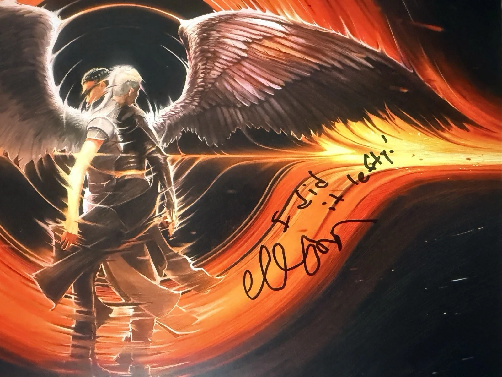 Illenium Ascend SIGNED Lithograph RARE AUTOGRAPH Print 15x15in, image 2