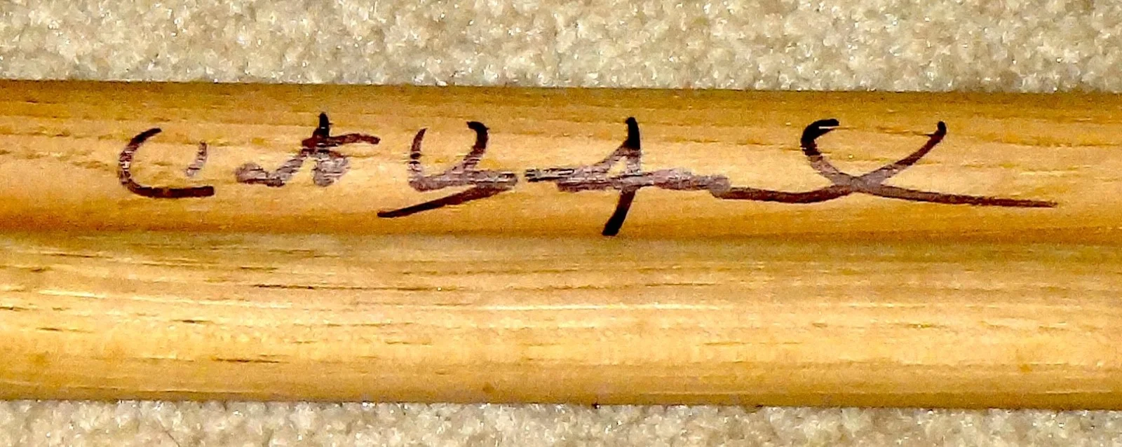 DAVE MATTHEWS BAND CARTER BEAUFORD HAND SIGNED AUTOGRAPHED DRUMSTICK! PROOF +COA, image 2