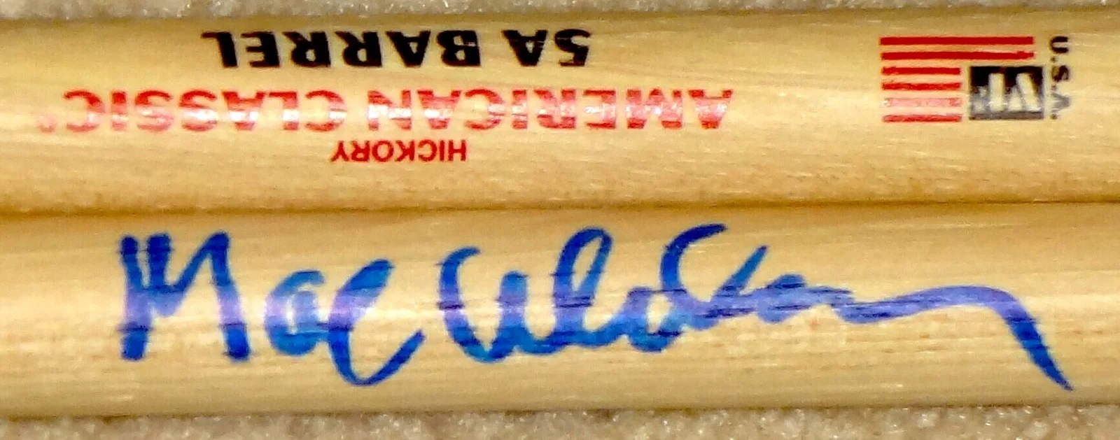 BRUCE SPRINGSTEEN E STREET BAND MAX WEINBERG HAND SIGNED DRUMSTICK! PROOF + COA!, image 2