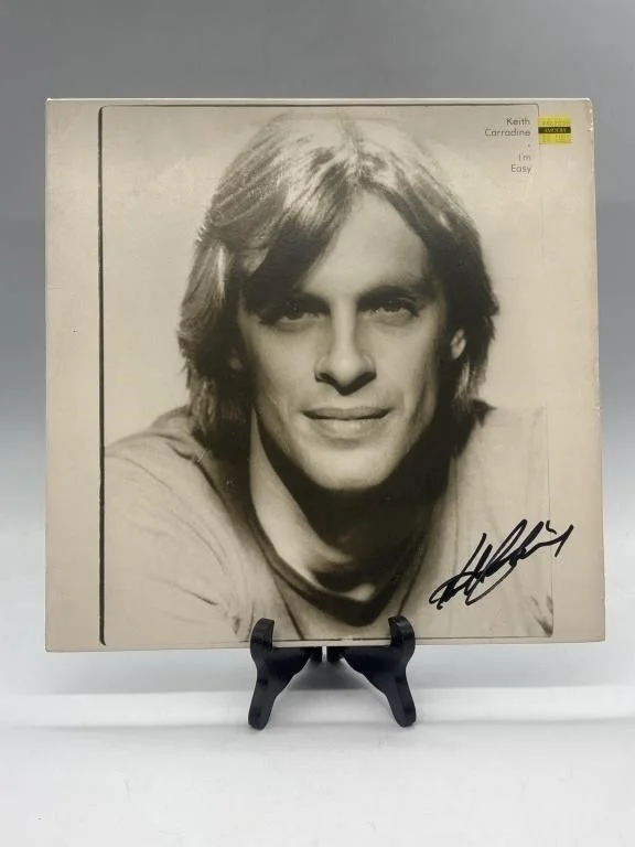 KEITH CARRADINE I’M Easy LP 1976 Asylum Signed Autographed By Keith Carradine, image 2