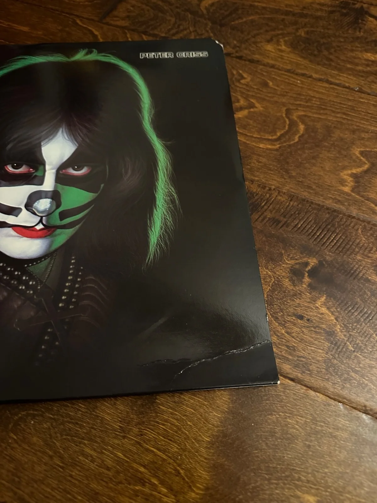 PETER CRISS signed 1978 KISS LP Original Gtd Pass JSA Proof Great Shape, image 4