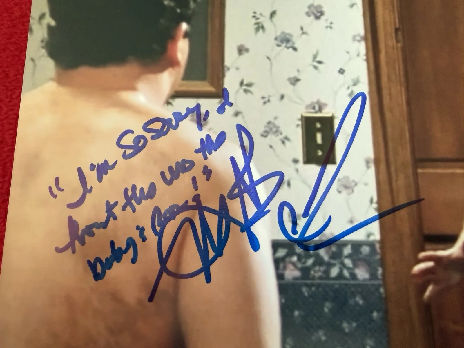 JASON ALEXANDER — SEINFELD JASON ALEXANDER MELANIE SMITH SHRINKAGE Signed 8X10 Beckett 4W009209, image 2