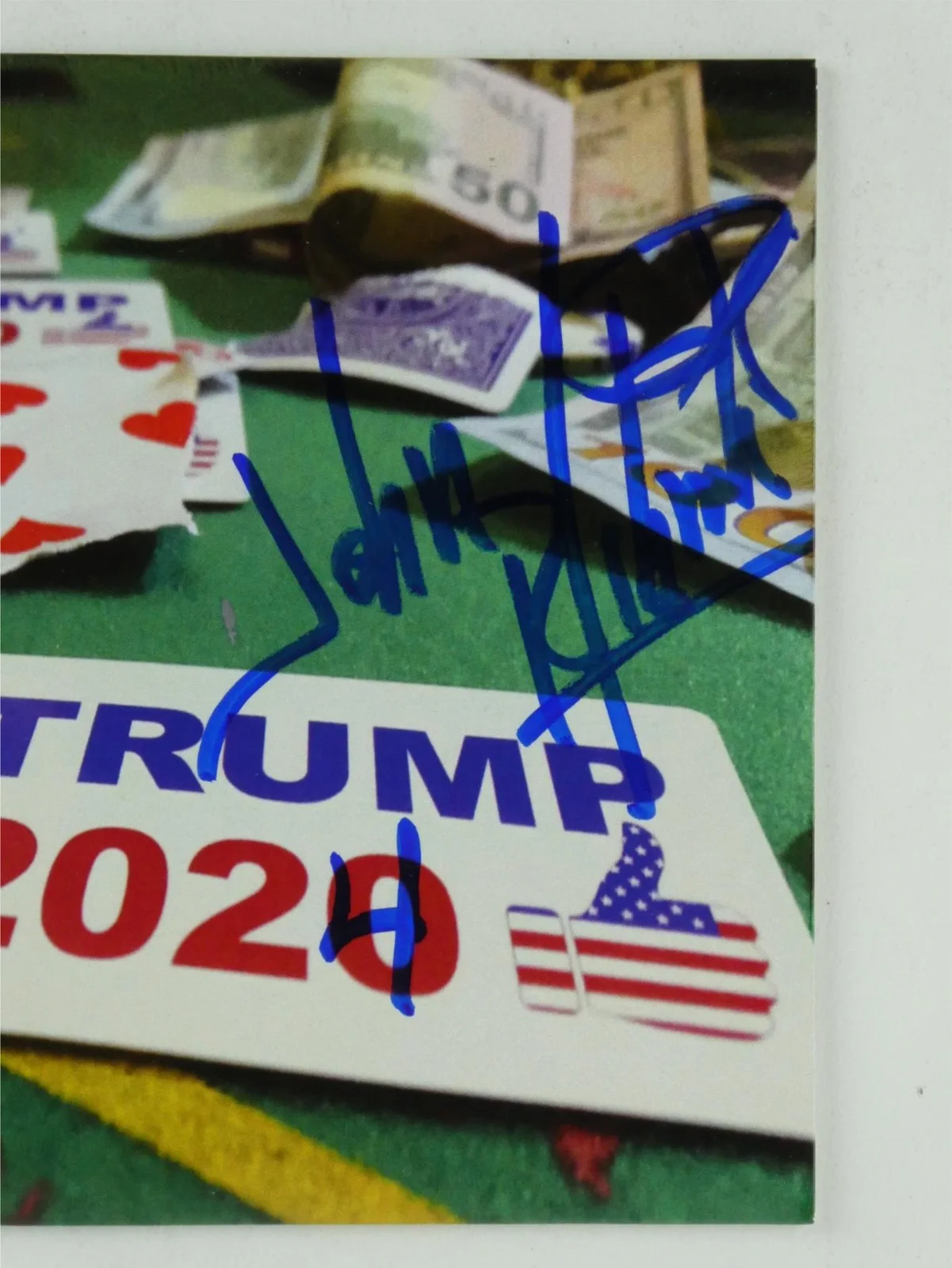 John Schneider — John Schneider Signed Trump Card CD Cover Autographed, image 2