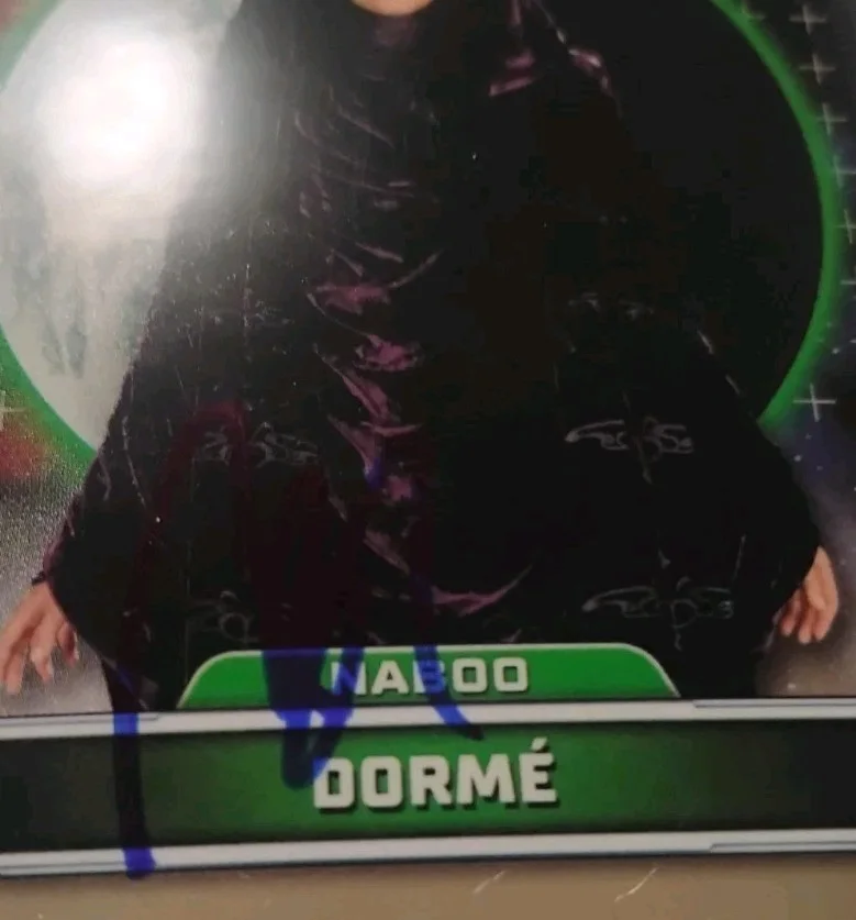 rose Byrne — ROSE BYRNE STAR WARS THE CLONE WARS DORMÉ SIGNED AUTOGRAPHED TRADING CARD RARE, изображение 2