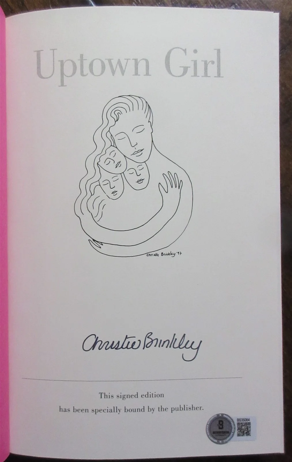 Christie Brinkley Signed Book - Beckett BAS, image 2