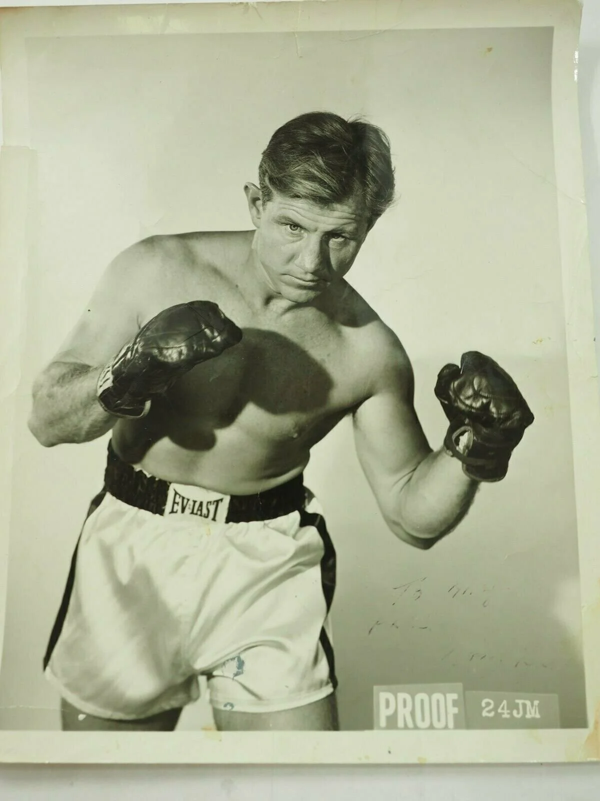 Vintage Fighter the Reverse Signed Johnny Logano this is a Proof Photo 8" x 10", изображение 2