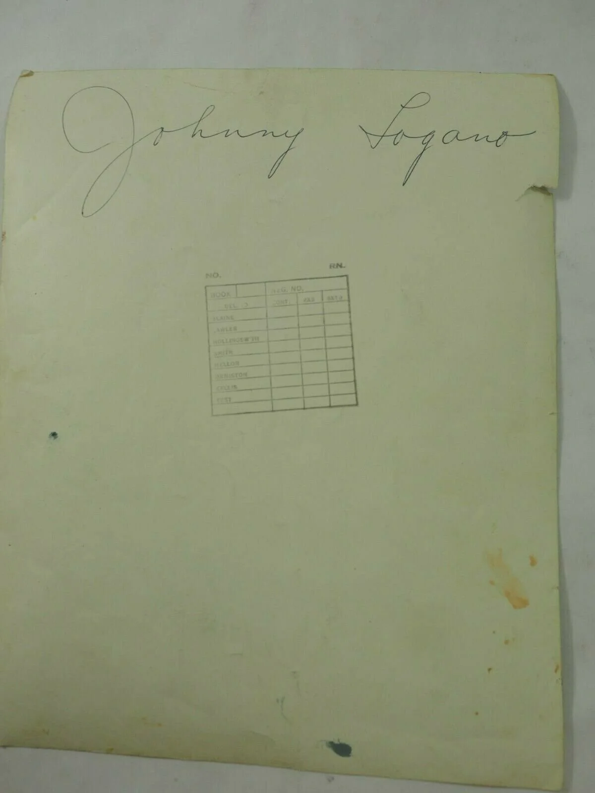 Vintage Fighter the Reverse Signed Johnny Logano this is a Proof Photo 8" x 10", изображение 5