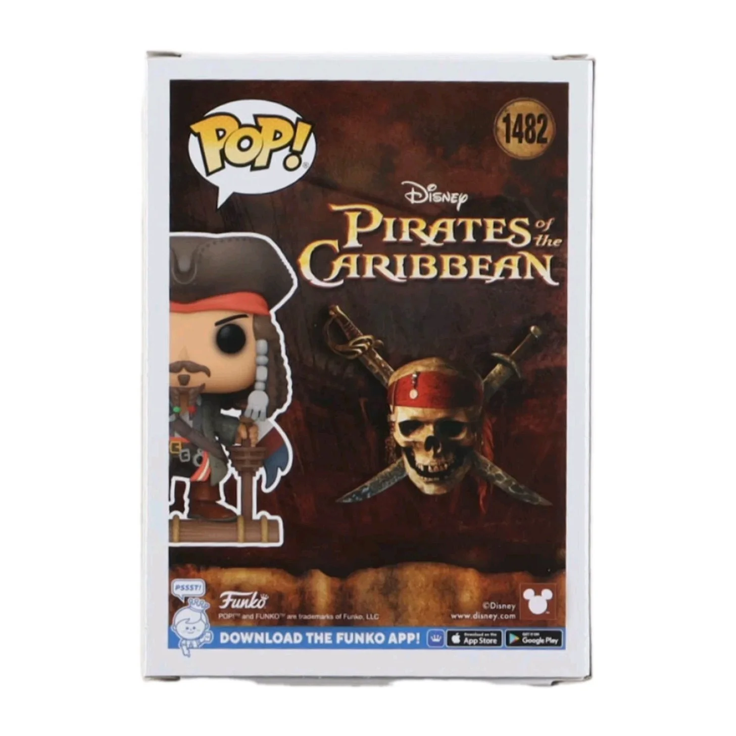 Johnny Depp — Johnny Depp Signed (ACOA) Pirates of the Caribbean #1482 Jack Sparrow Funko Pop!, изображение 4