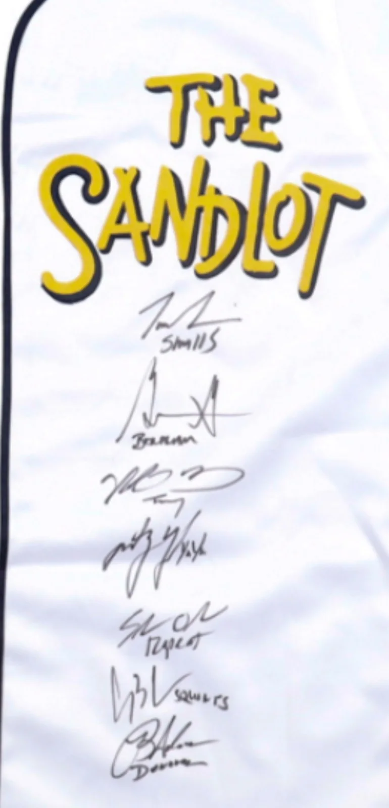 Sandlot Cast — The Sandlot (7) Cast Signed Custom Baseball Jersey Beckett Authenticated, image 3