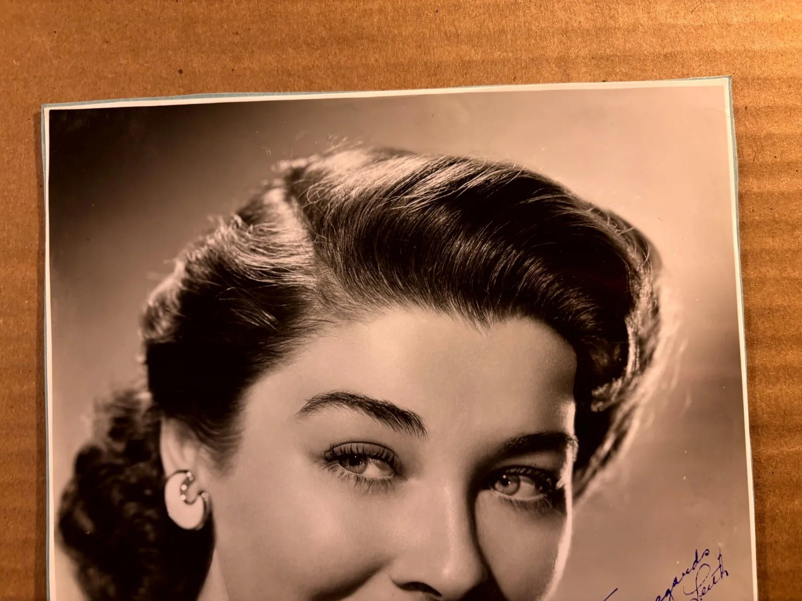 Virginia Leith Very Rare Very Early Autographed 8/10 Photo 50s Brain Wouldn'tDie, изображение 2
