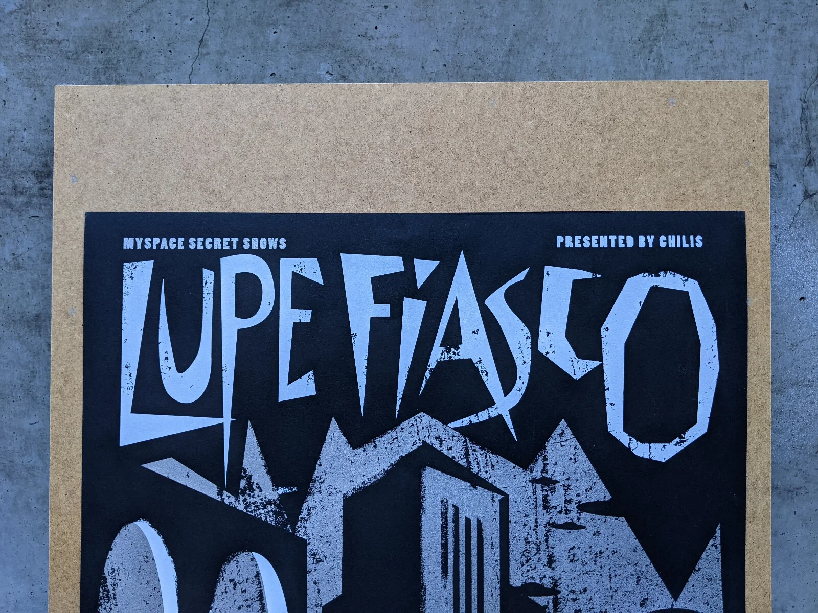 Rare Lupe Fiasco Limited Edition 28/500 MYSPACE /SECREAT SHOWS Chicago '06, image 2