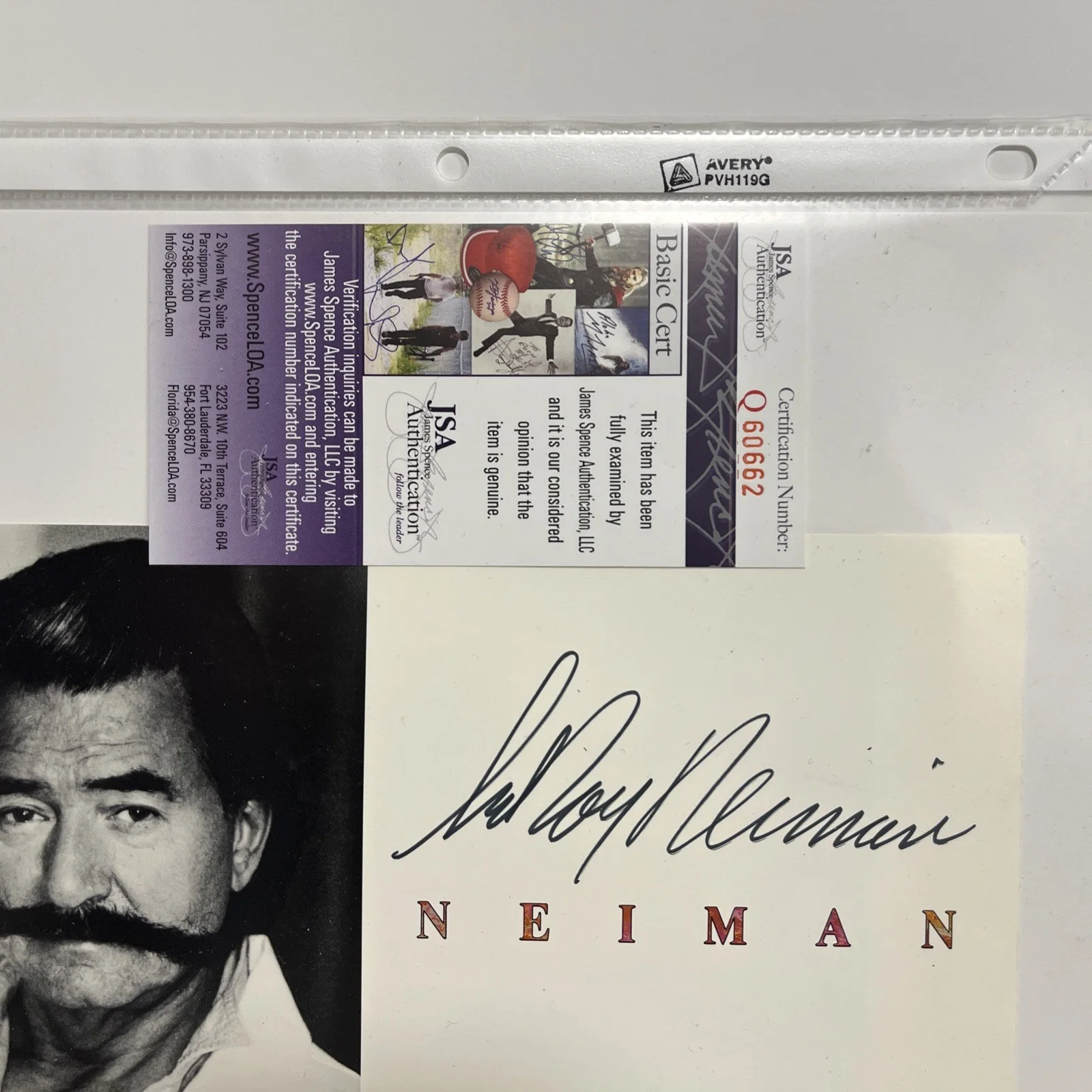 LeRoy Neiman — LeRoy Neiman 1990 Promo Card Autographed JSA COA RARE, изображение 4