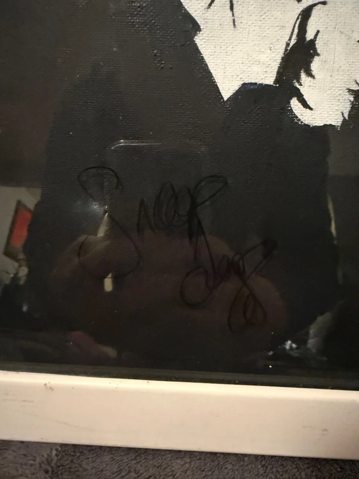 Autographed Snoop Dogg original painted artwork, image 3
