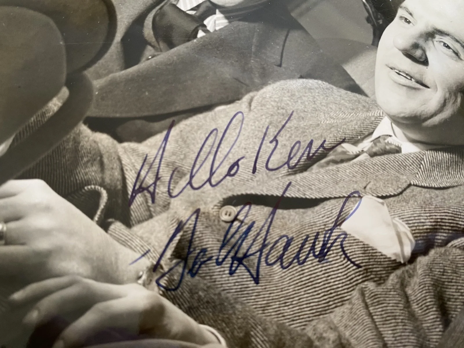 Vtg Original Autographed Photo 1930s Car Scene Multi Signed to Ken Jones 9.5x7.5, изображение 4