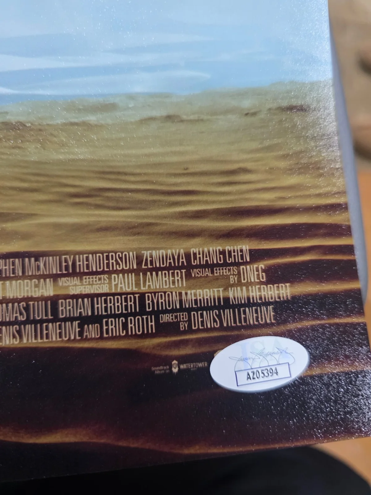 DENIS VILLENEUVE — Denis Villeneuve signed "DUNE" 12x18 Photo coa jsa, изображение 2