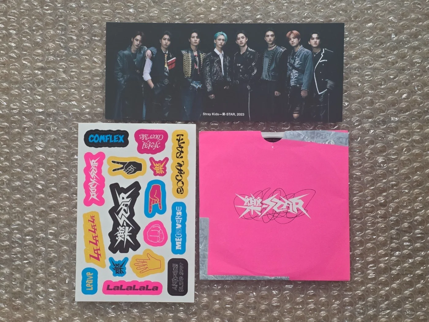 Stray Kids Straykids Promo Sticker Rock Star Album Autographed Hand Signed, изображение 4