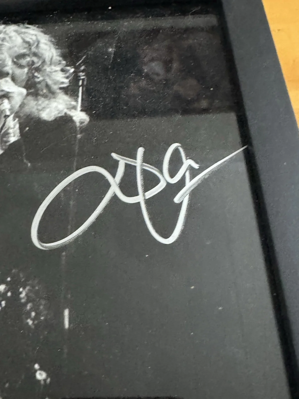 Led Zeppelin Robert Plant Signed Framed With COA, image 3