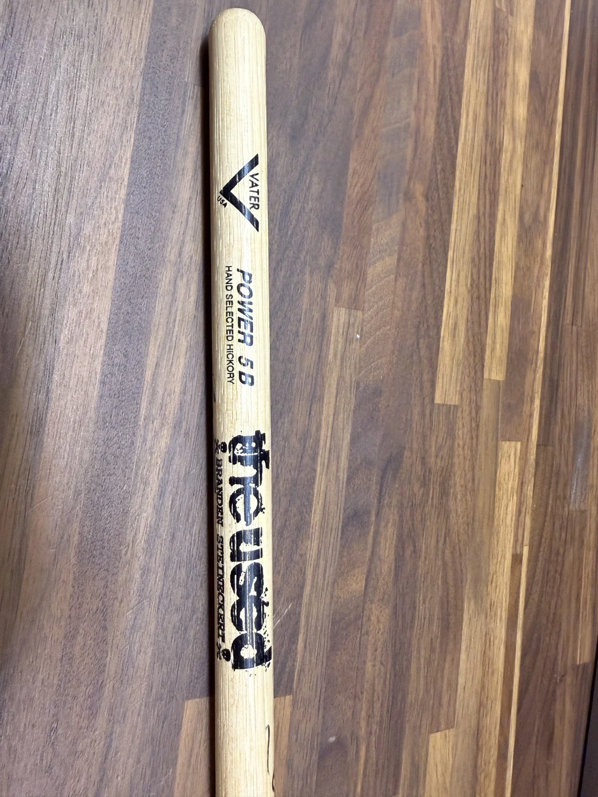 2003 THE USED BRANDEN STEINECKERT BERT QUINN JEPHA AUTOGRAPHED DRUMSTICK, изображение 4