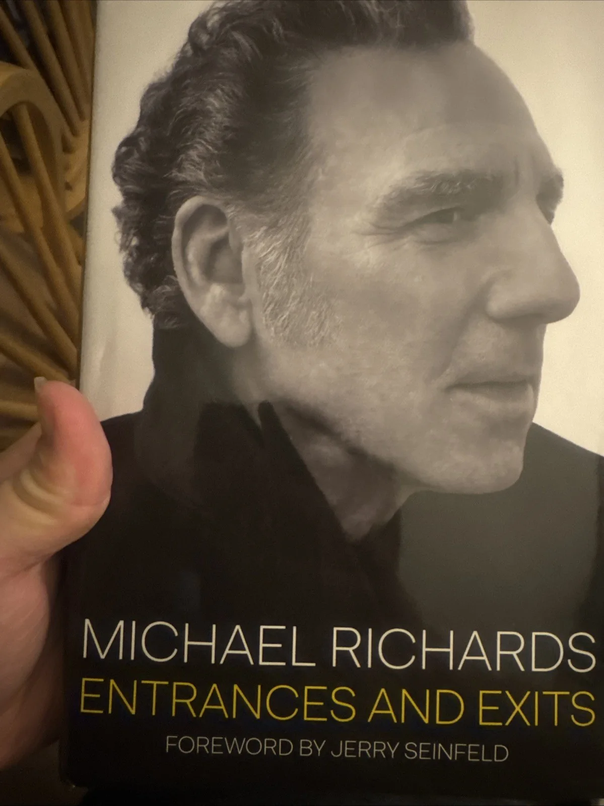 Michael Richards — Michael Richards Signed Book & Wayne Knight Signed Funko Pop Both JSA AUTHENTIC, image 4