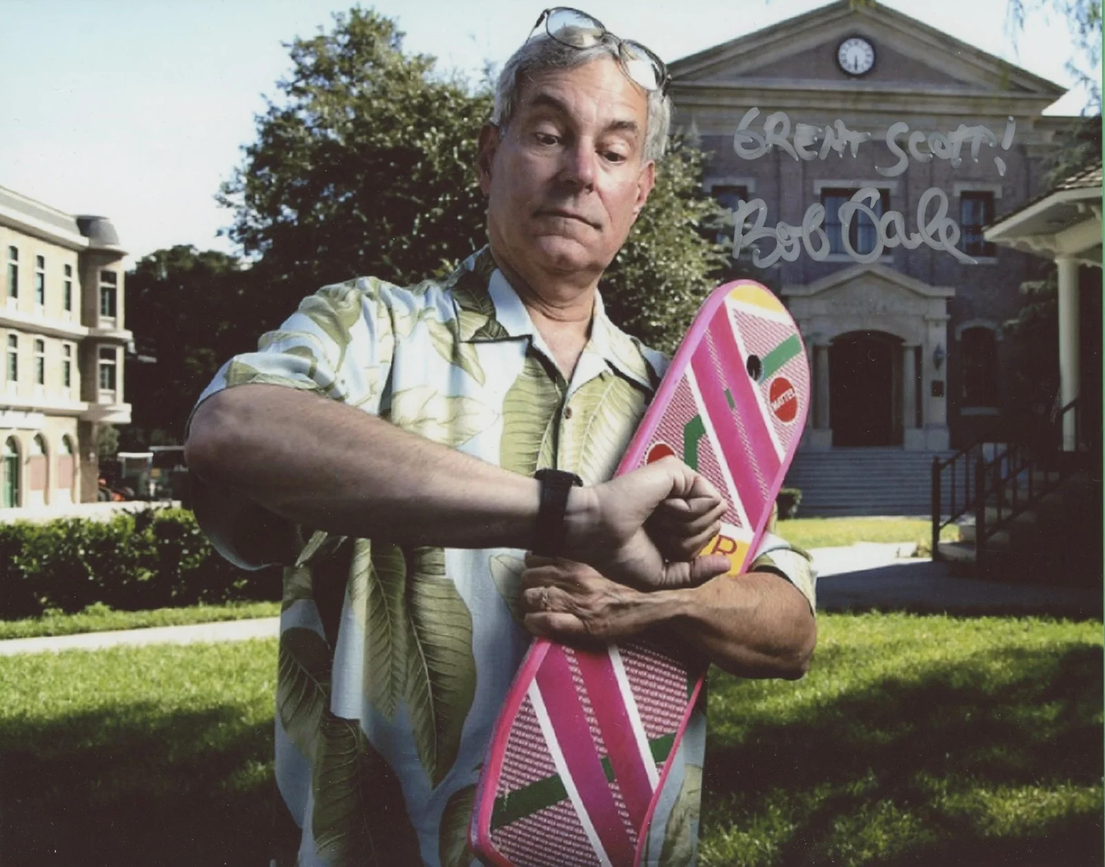 Bob Gale — Bob Gale "Back to the Future" Screenwriter AUTOGRAPH Signed 8x10 Photo N ACOA, изображение 2