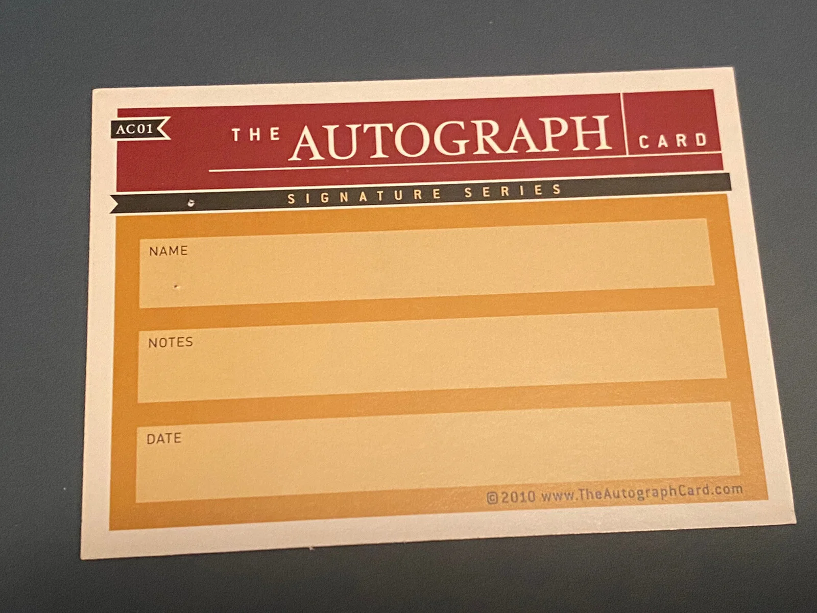 bam margera tv actor jackass comedy signed autograph card, image 2