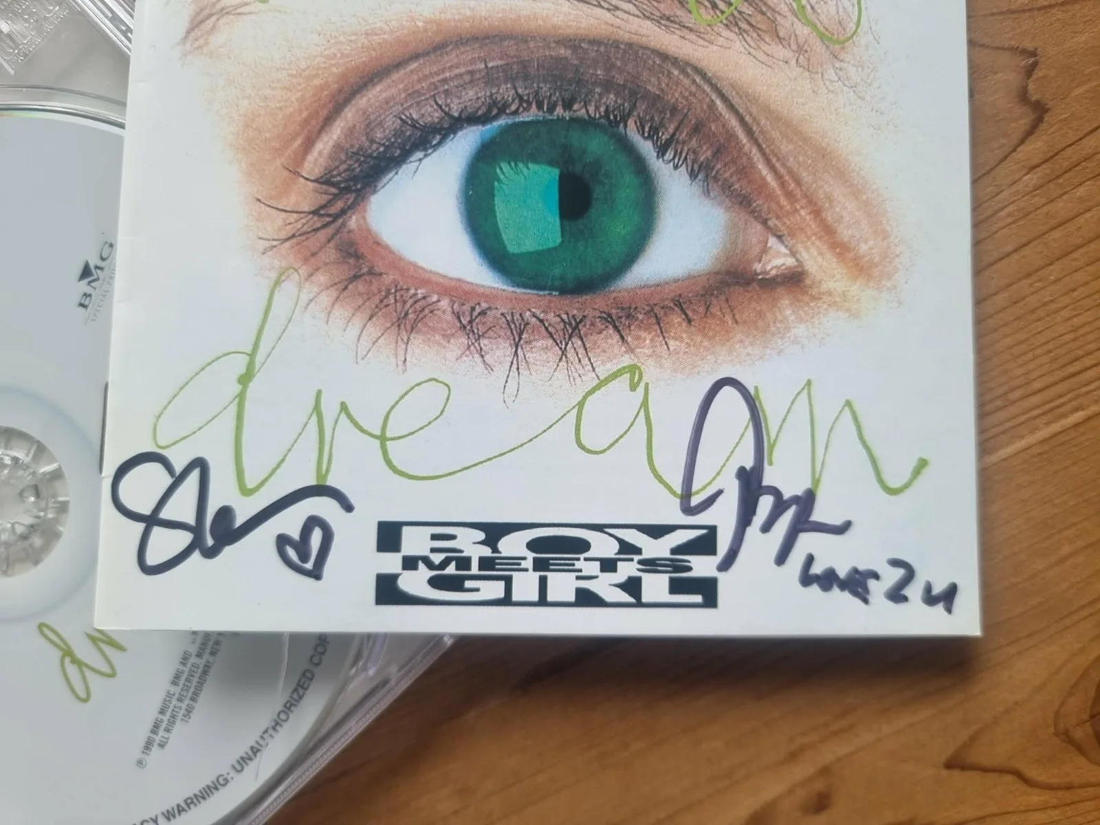 Boy Meets Girl - 'New Dream (Reissue)' SIGNED CD! [2004], image 2