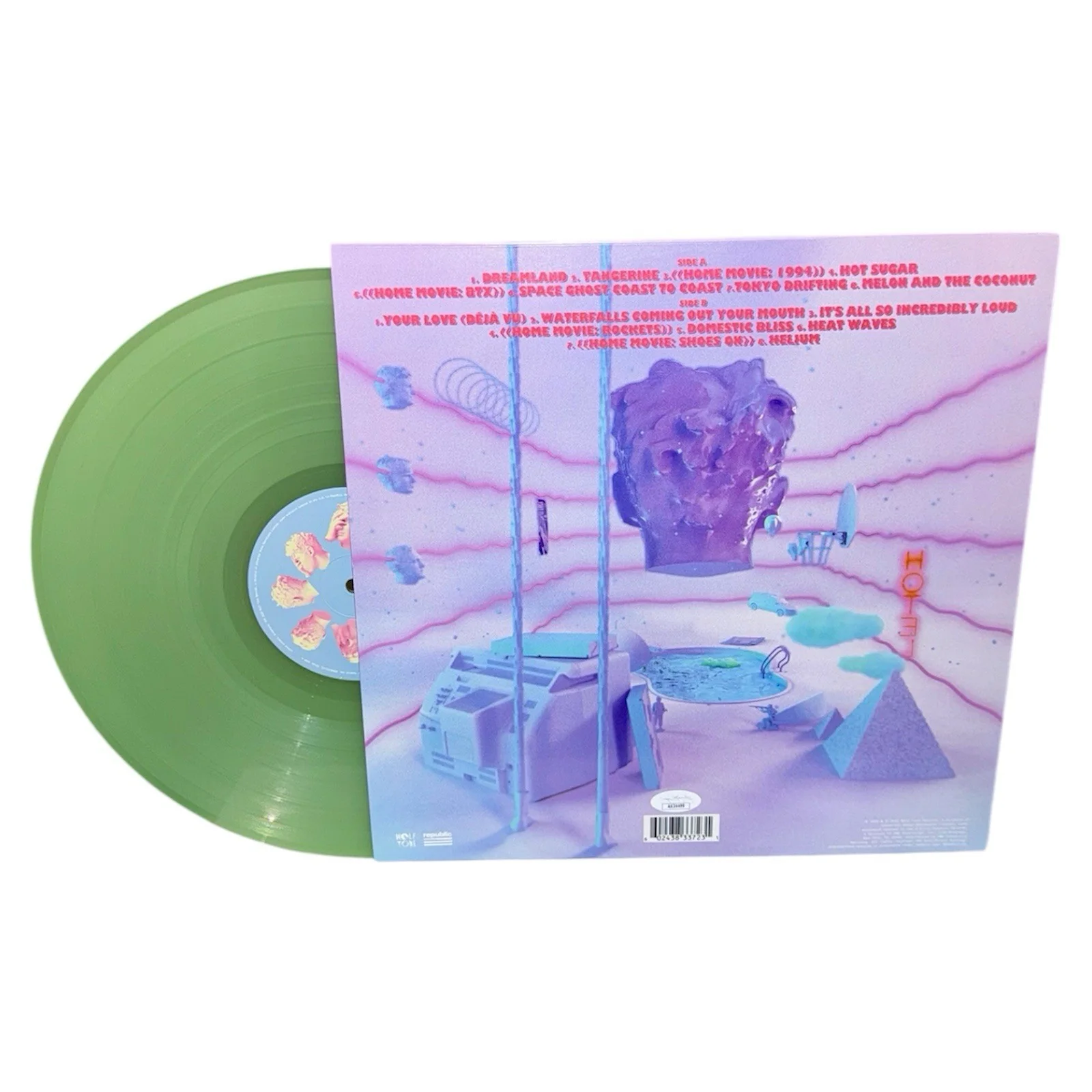 Glass Animals Dreamland Signed Autographed Vinyl JSA COA, image 2