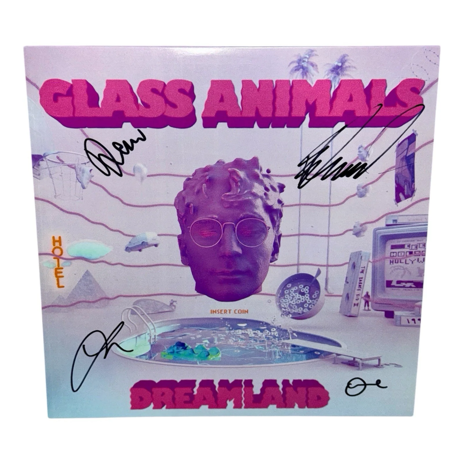 Glass Animals Dreamland Signed Autographed Vinyl JSA COA, image 3