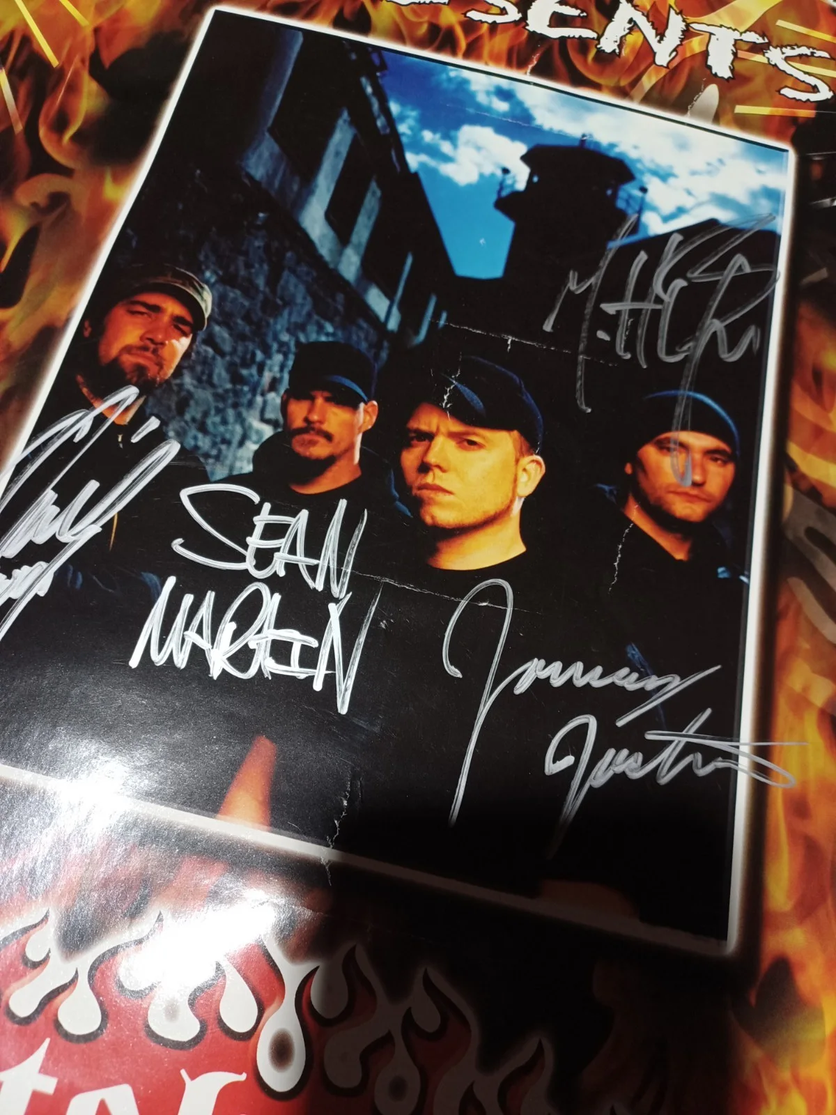 Autographed Hatebreed Poster Jaime Jasta Band Nice Autos.., image 2