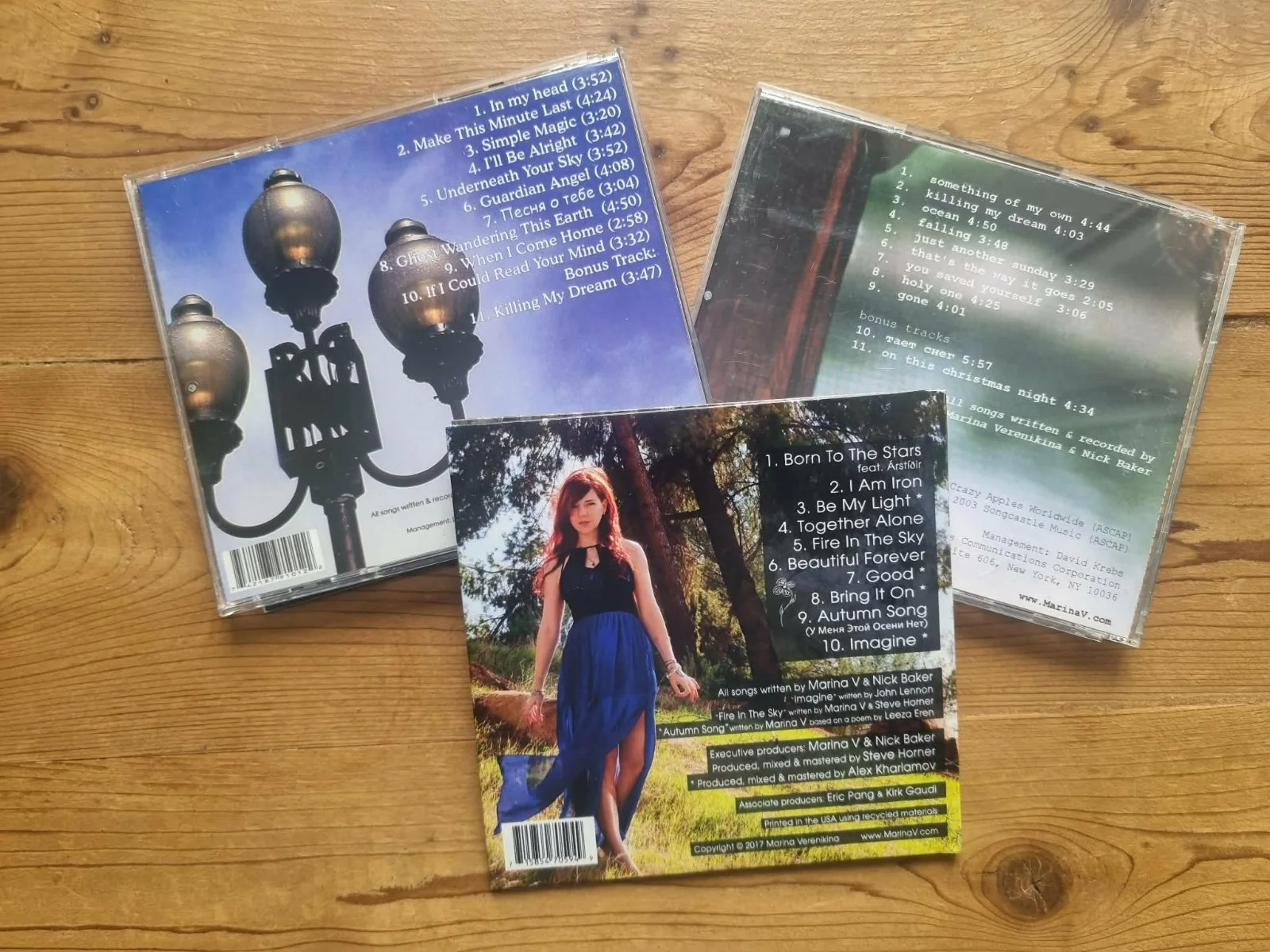 Marina V - 'Something of My Own' + 'Simple Magic' + 'Born To The Stars' *SIGNED*, изображение 5