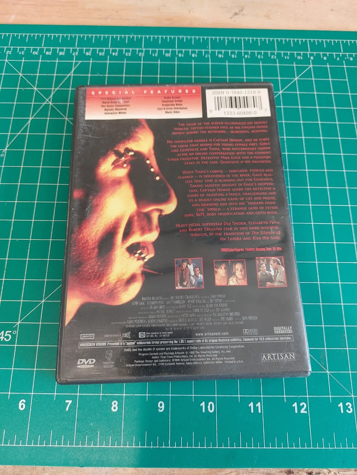 Twisted Sister Rock Legend Dee Snider Signed Autographed Strangeland Dvd, изображение 5