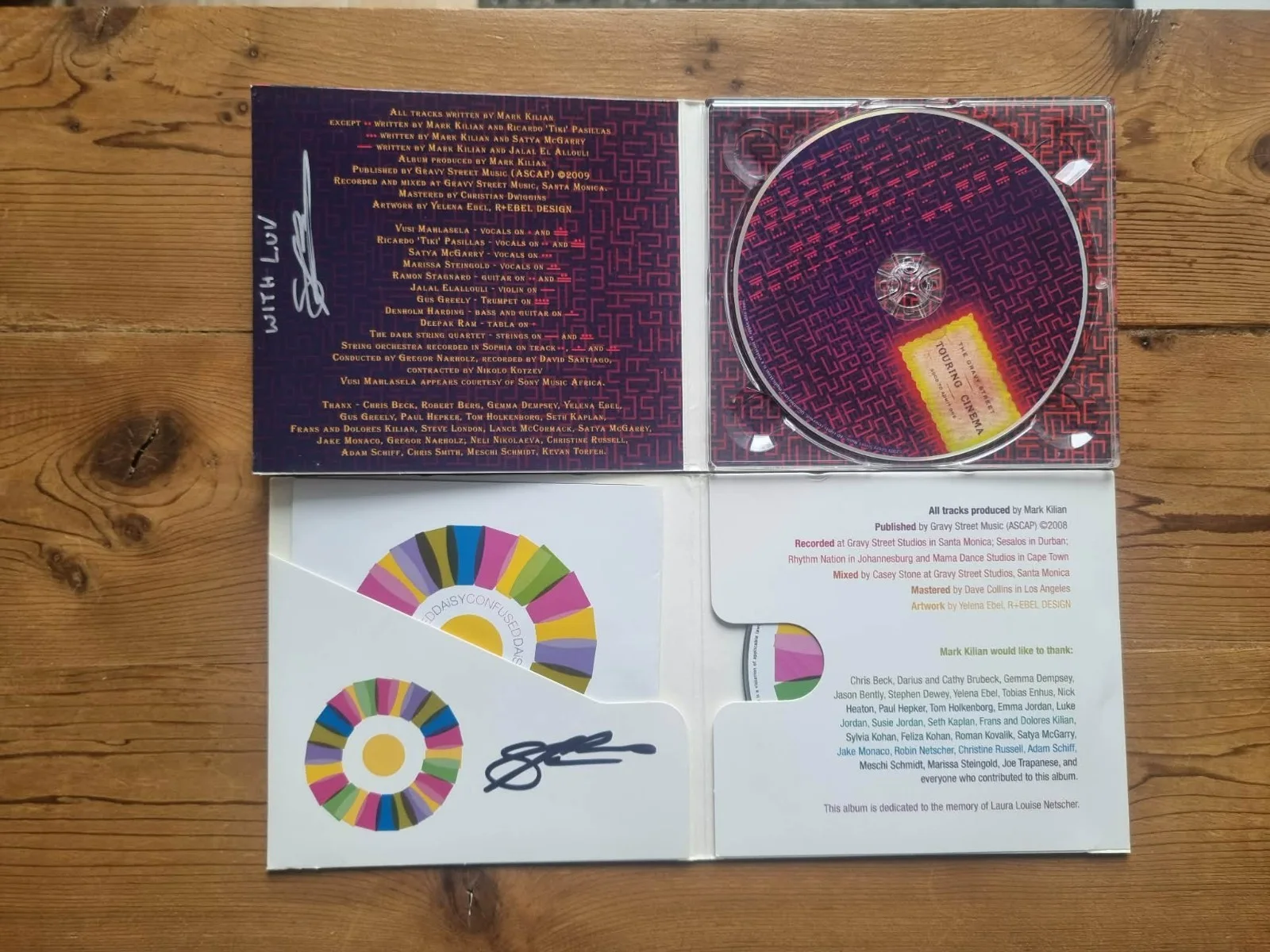 The Gravy Street - 'Daisy Confused' + 'Touring Cinema' SIGNED CDs! *Mark Kilian*, изображение 4