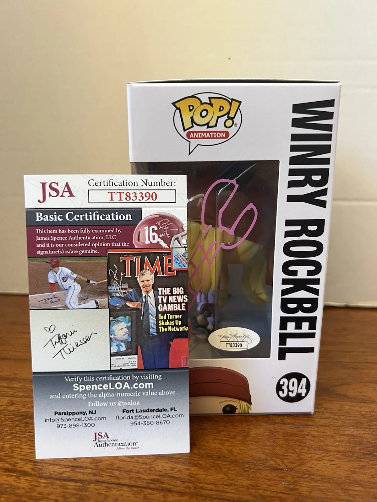 Caitlan Glass — Caitlan Glass Signed Funko Winry Rockbell Full Metal Alchemist FMA JSA COA, изображение 5