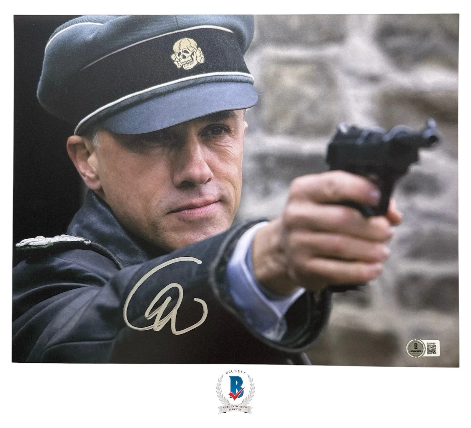Christoph Waltz — Christoph Waltz Signed 11x14 Inglourious Basterds Hans Landa Photo Beckett COA