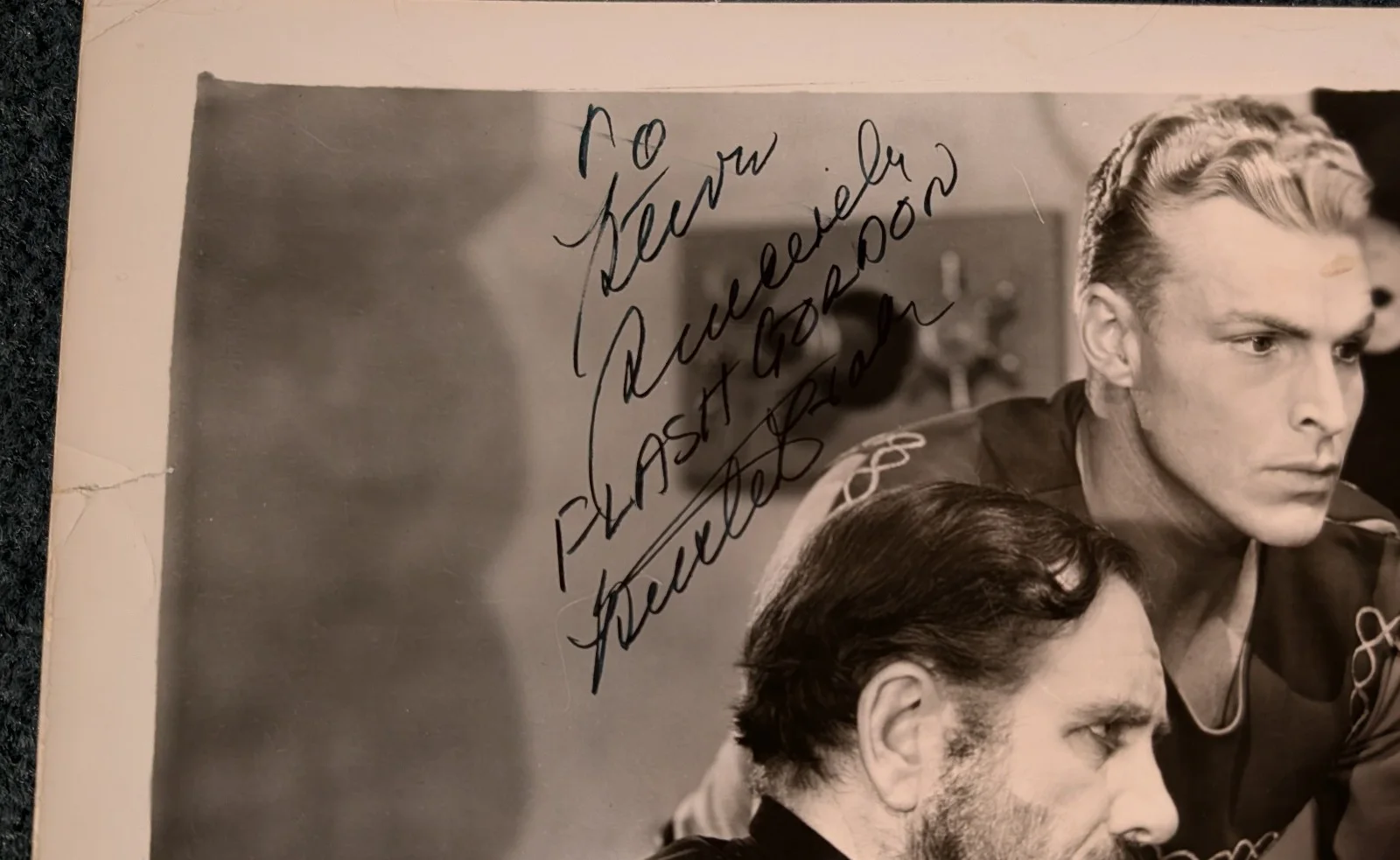 Buster Crabbe — BUSTER CRABBE as Flash Gordon AUTOGRAPHED 7 5/8x10 PHOTO! SCI-FI SERIAL CLASSIC!, изображение 2