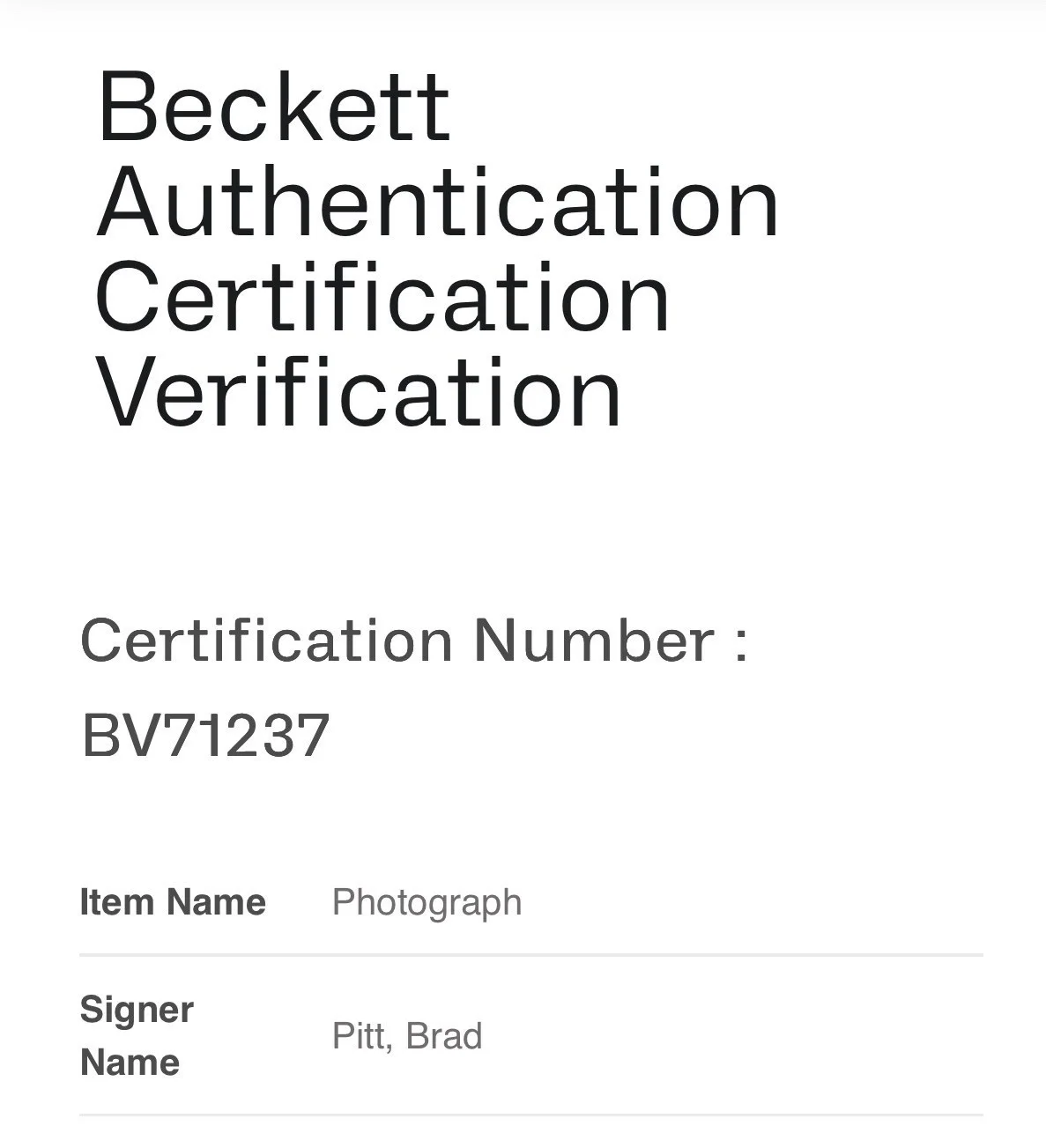 BRAD PITT — BRAD PITT SIGNED A RIVER RUNS THROUGH IT 8X10 PHOTO BECKETT BAS COA AUTOGRAPH, изображение 2