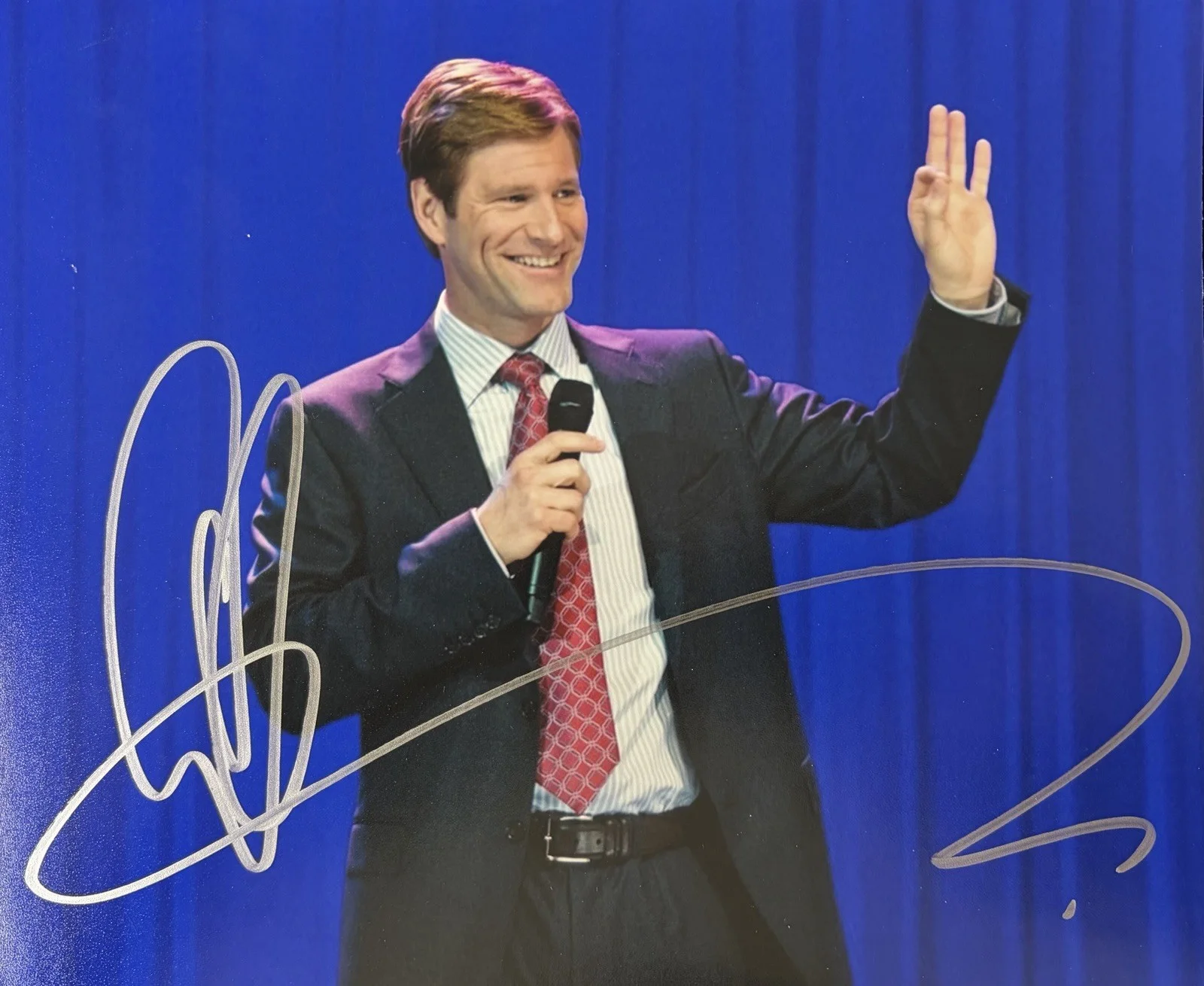 Aaron Eckhart — Aaron Eckhart Autographed Signed 8x10 Photograph BAS Beckett COA