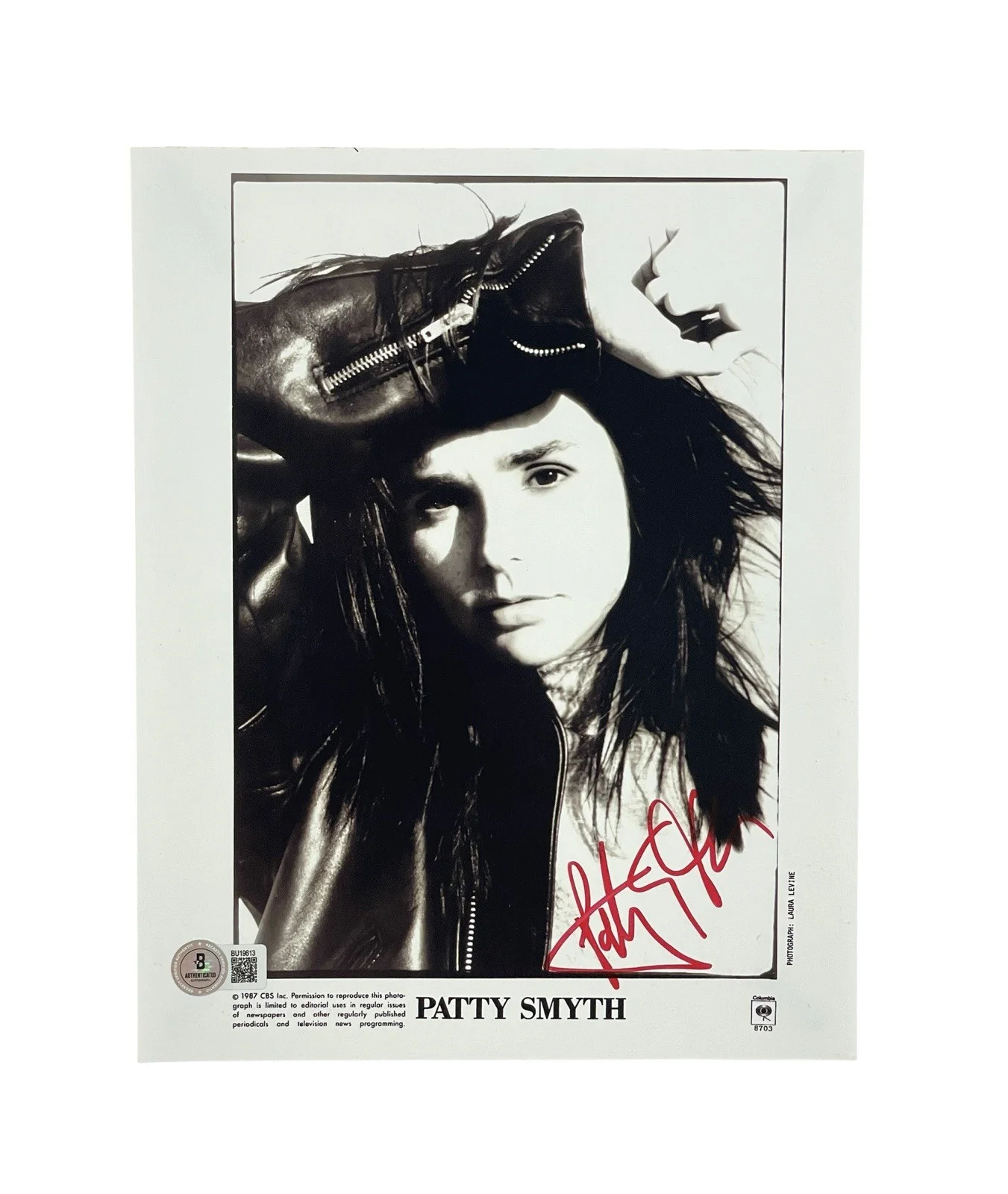 Patty Smyth of Scandal Signed Autographed 8x10 Promo Press Photo The Warrior BAS, изображение 2