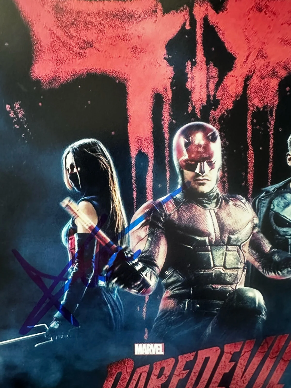 charlie cox — Charlie Cox signed Marvel Daredevil 8x10 photo In Person. Proof. Avengers, изображение 2