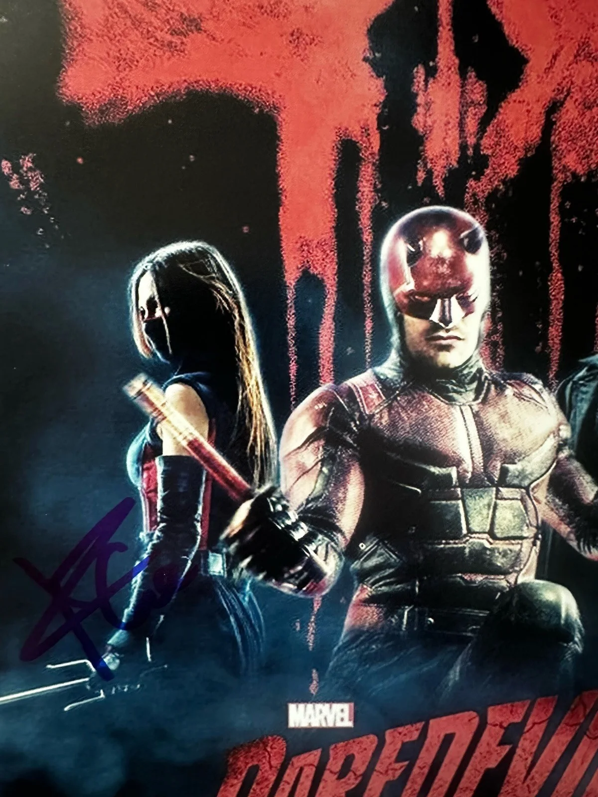 charlie cox — Charlie Cox signed Marvel Daredevil 8x10 photo In Person. Proof. Avengers, image 2