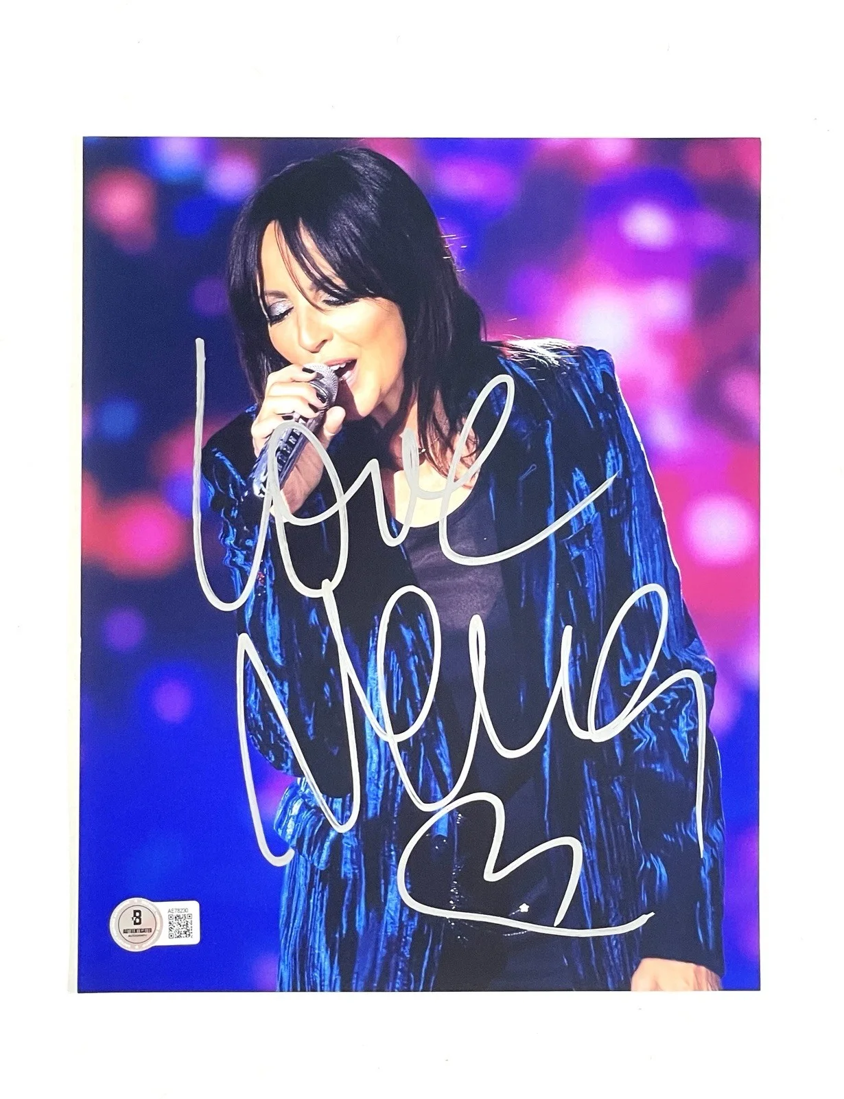 Nena Autographed 8x10 Photo Beckett Certified German Pop Superstar Hand Signed, image 2