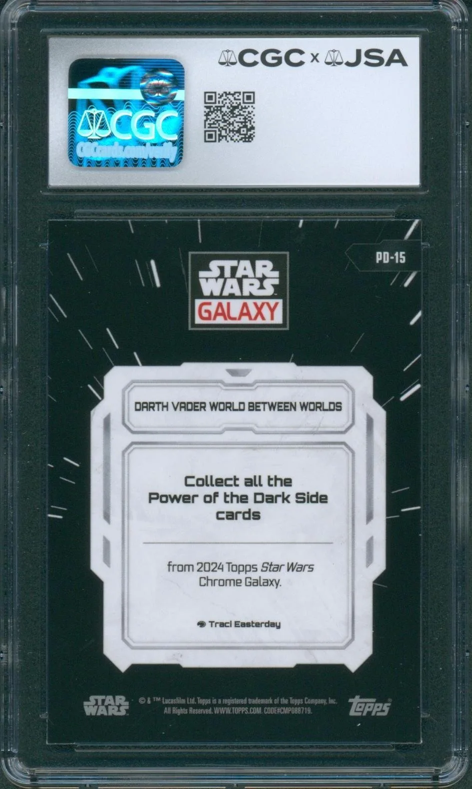 Hayden Christensen — Hayden Christensen Signed Card Star Wars Galaxy Anakin Mint 9 CGC x JSA SLAB, изображение 2