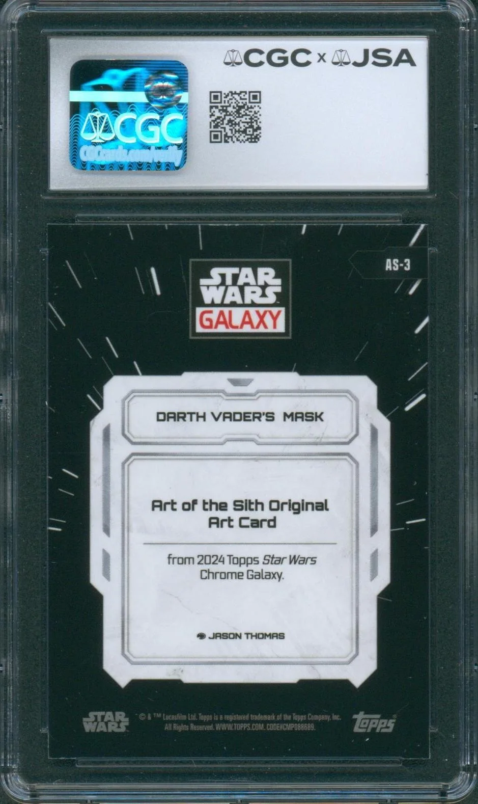 Hayden Christensen — Hayden Christensen Signed Card Star Wars Galaxy Vader Mint 9 CGC x JSA SLAB, изображение 2