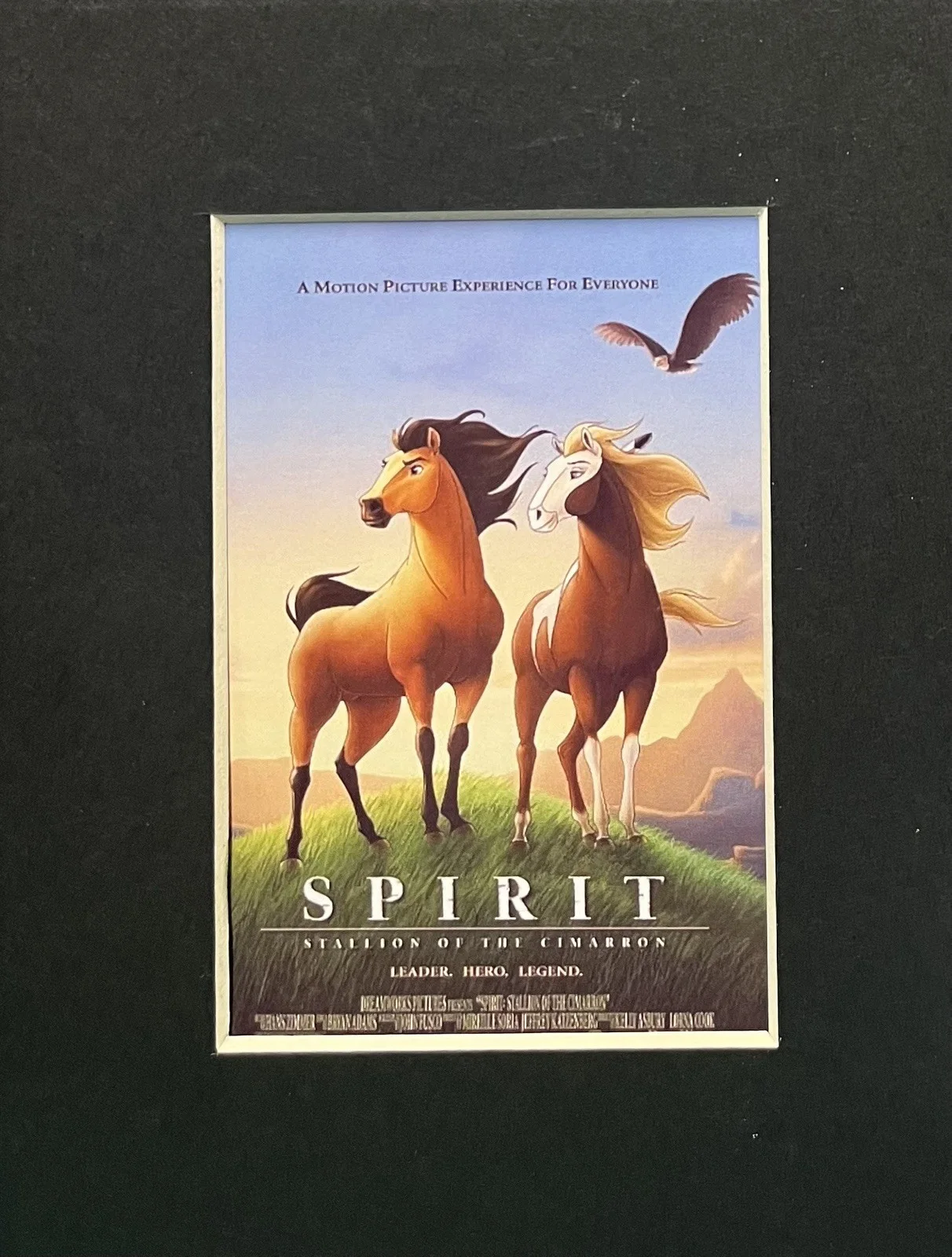 SPIRIT. The Stallion of Cimarron. 35mm Film Cell Mounted Display, image 2
