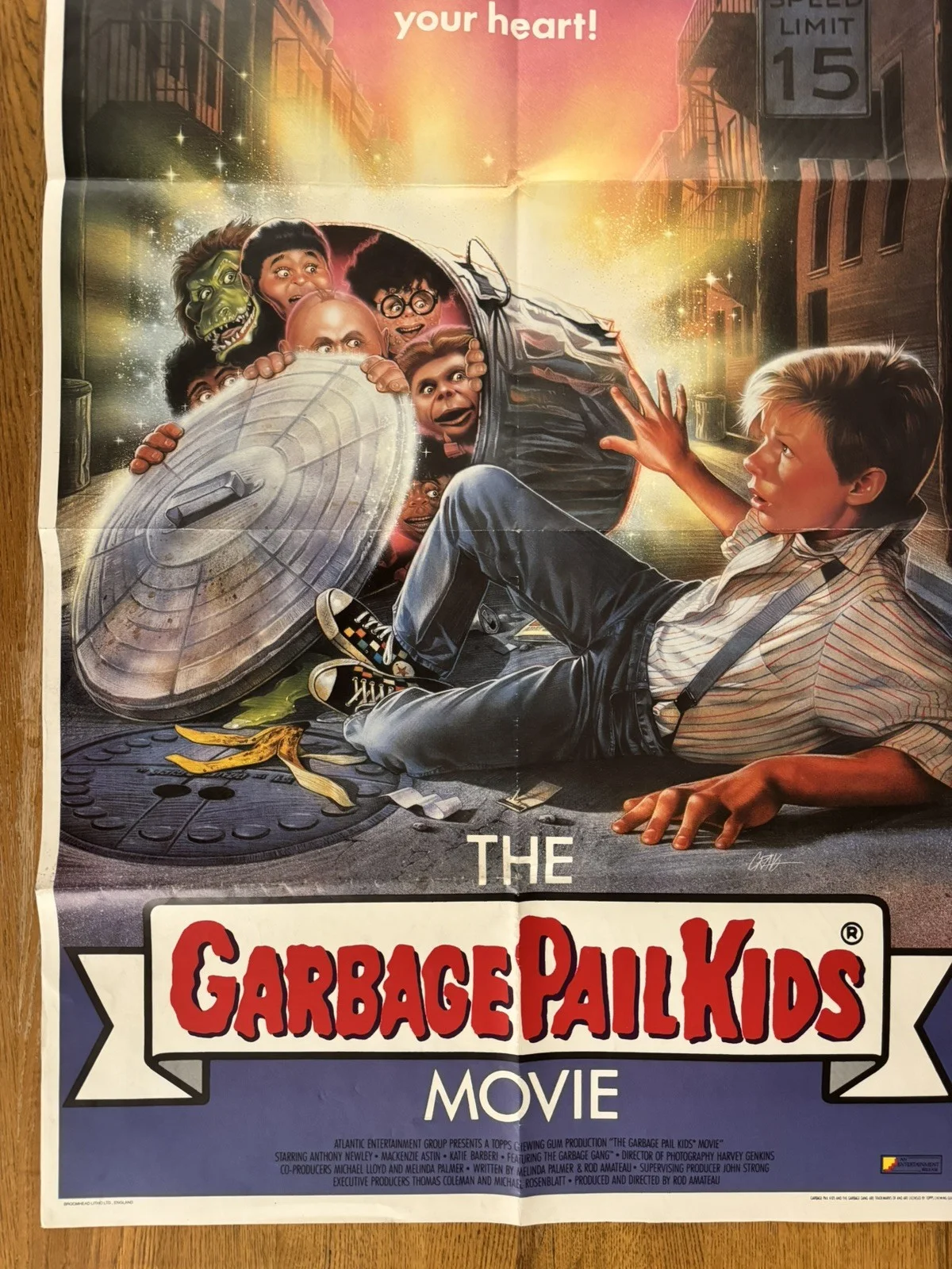 Garbage Pail Kids Original Video Shop VHS Poster 1987 Extremely Rare, изображение 3