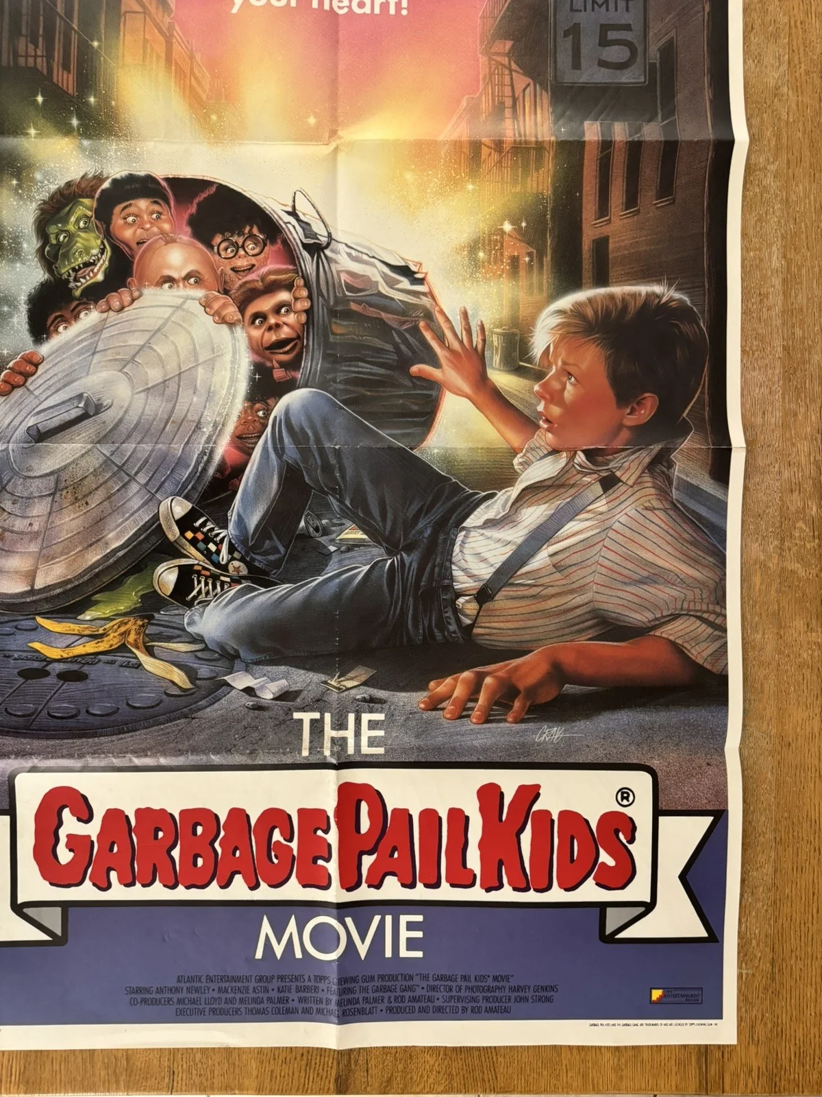 Garbage Pail Kids Original Video Shop VHS Poster 1987 Extremely Rare, изображение 5